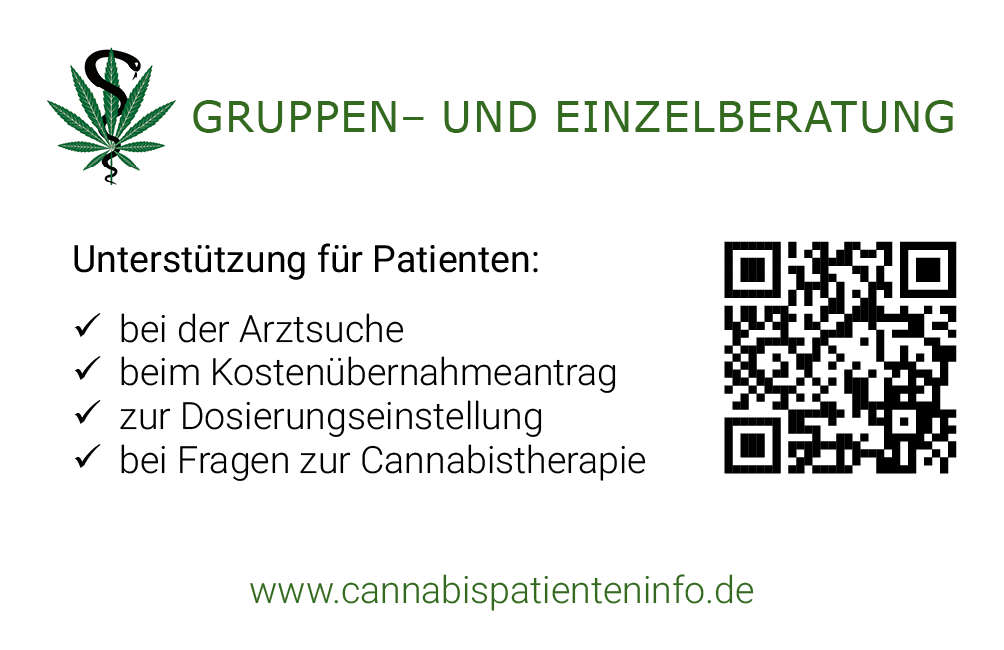 Visitenkarte Medizinalcannabis Berater und Coach Alexander Rupp 