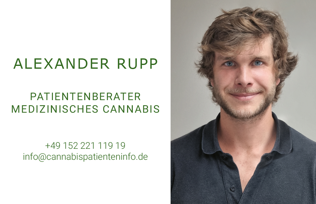 Medizinalcannabis Berater und Coach Alexander Rupp