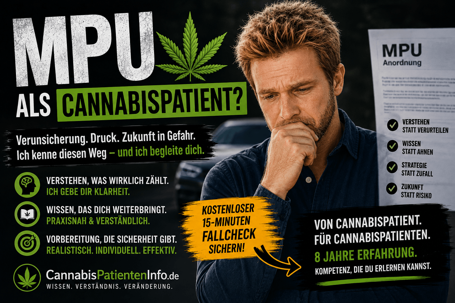 Cannabis Patienten Berater MPU Therapie Kurs