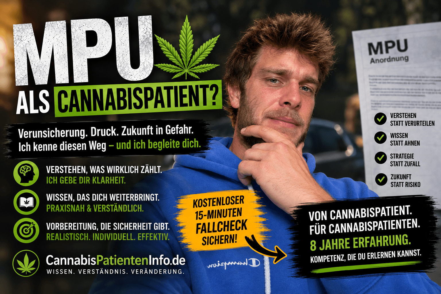 Cannabis Patienten Berater MPU Therapie Kurs